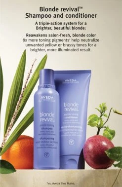 Aveda Blonde Revival™ Purple Toning Conditioner -Beauté Cheveux Soldes aveda blonde revival purple toning conditioner apres shampoing violet 3