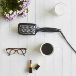 BaByliss Smoothing Heated Brush HSB101E 11 BaByliss Smoothing Heated Brush HSB101E -Beauté Cheveux Soldes babyliss smoothing heated brush hsb101e brosse lissante pour cheveux 4