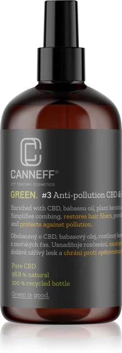 Canneff Green Anti-pollution CBD & Plant Keratin Hair Spray