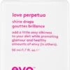 EVO Love Perpetua Shine Drops -Beauté Cheveux Soldes evo love perpetua shine drops cristaux liquides eclat pour cheveux indisciplines et frisottis