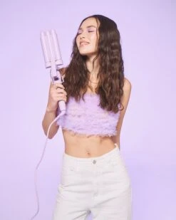 Mermade Cutie Waver 22 Mm -Beauté Cheveux Soldes mermade cutie waver 22 mm boucleur triple pour cheveux 2