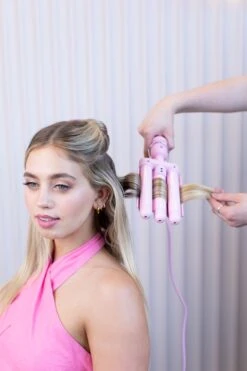 Mermade Mini Waver 25 Mm -Beauté Cheveux Soldes mermade mini waver 25 mm boucleur triple pour cheveux 4