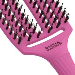 Olivia Garden Fingerbrush ThinkPink -Beauté Cheveux Soldes olivia garden fingerbrush thinkpink brosse plate 1